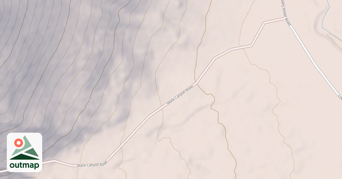 Map of BLACK CANYON