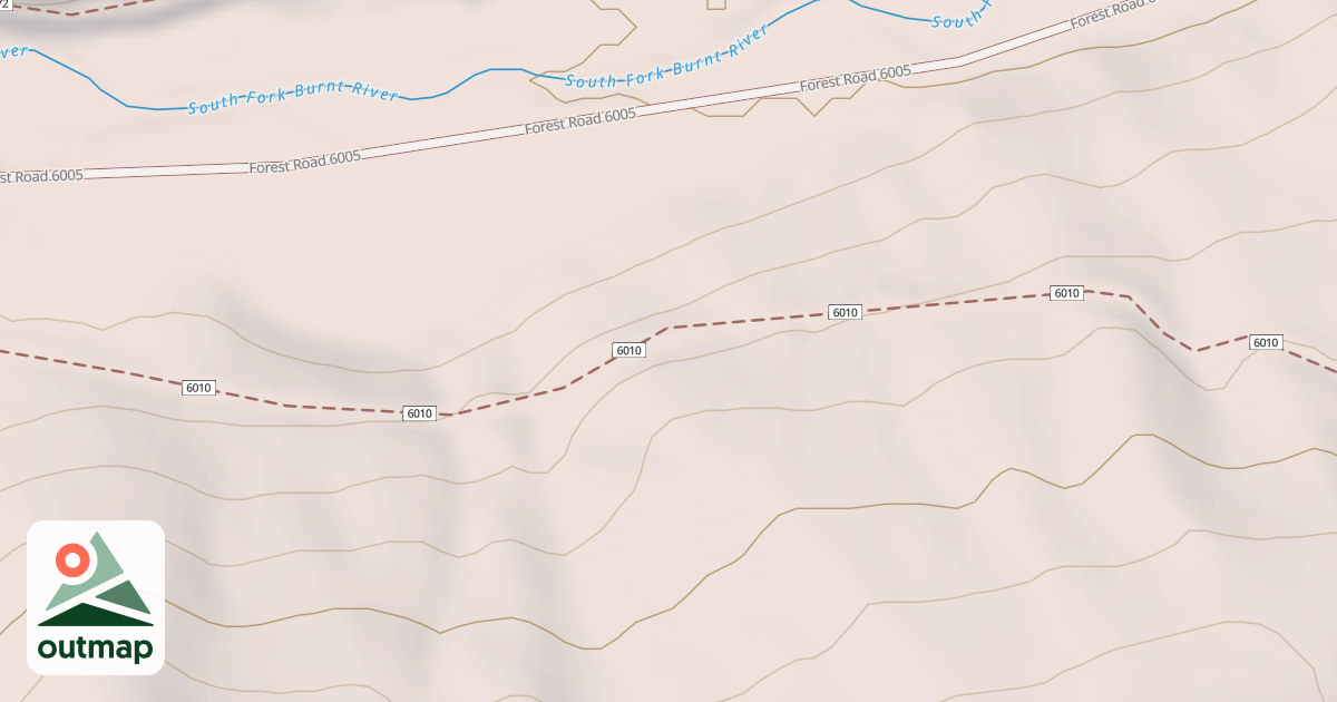 Map of Sf Burnt-Barney Creek Ohv