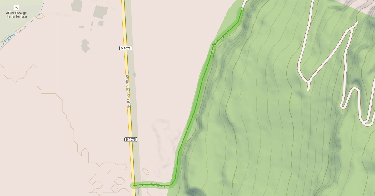 Map preview of Les Balmes