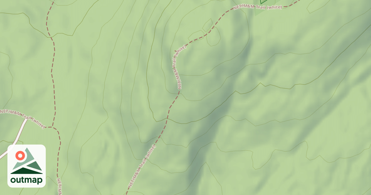 Map of Metacomet - Monadnock and Robert Frost Trails