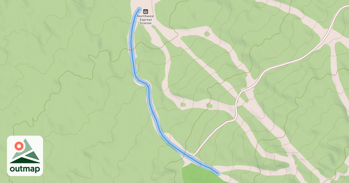 Map of Sparks Lake Run