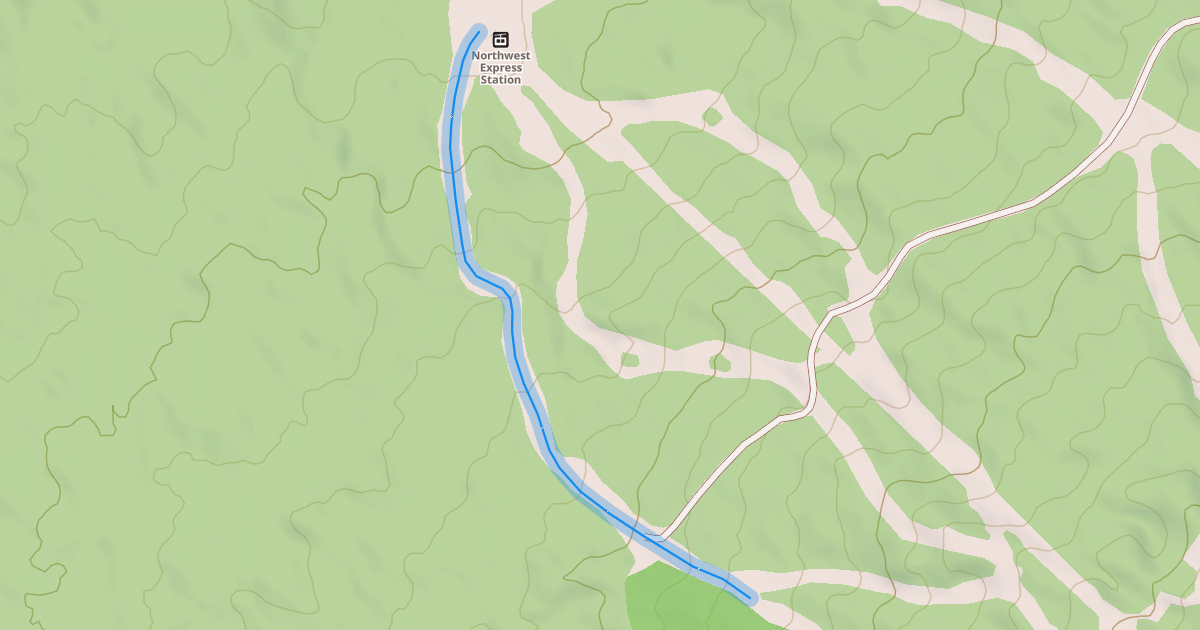Map preview of Sparks Lake Run