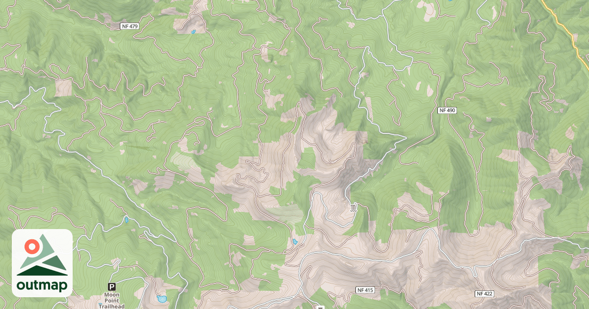 Map of GROUNDHOG ROAD