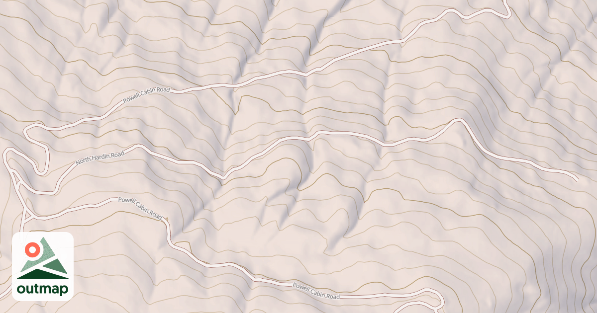 Map of NORTH HARDIN