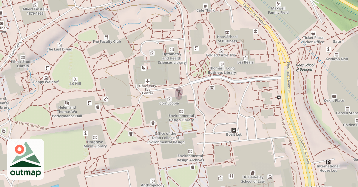 Map of Climbing Site