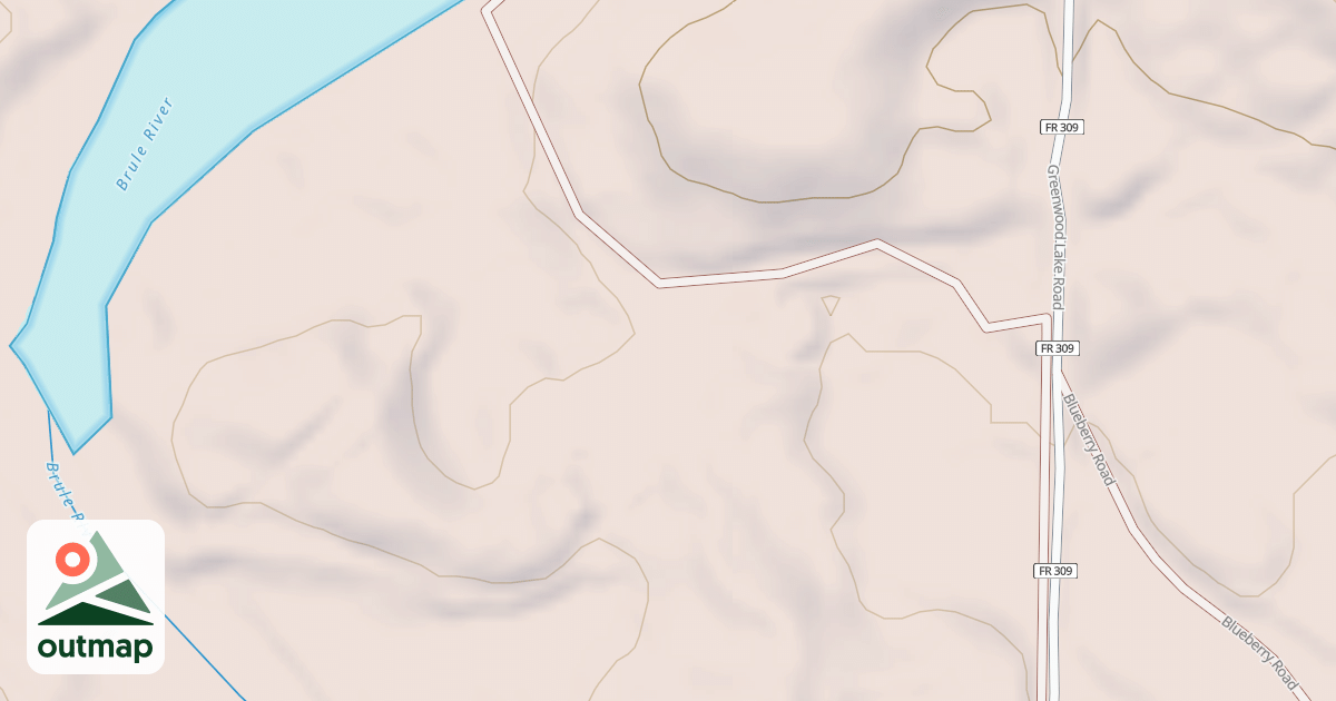 Map of BLUEBERRY PIT