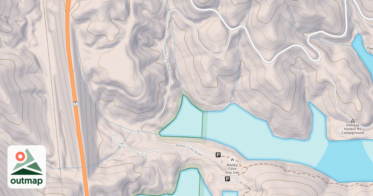 Map of BAILEY COVE