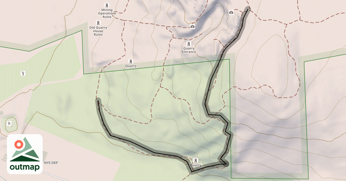 Map of Red Path