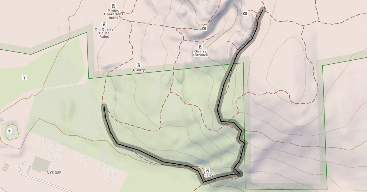 Map preview of Red Path