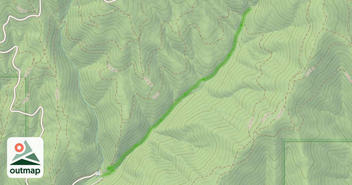 Map of Cave Trail