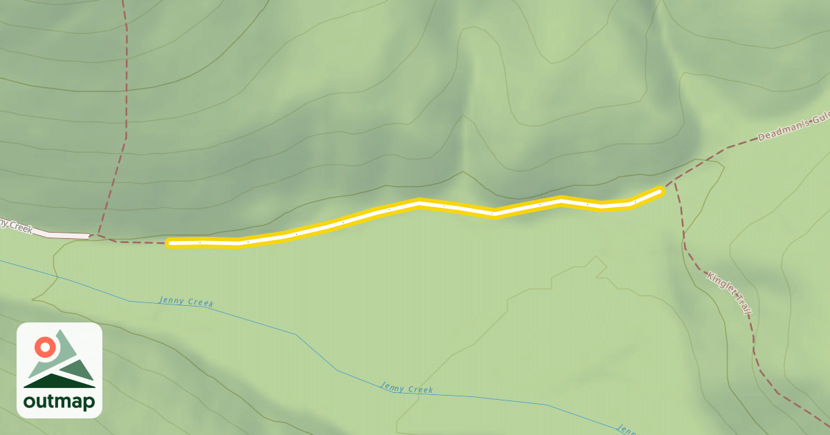 Map of Jenny Creek Loop