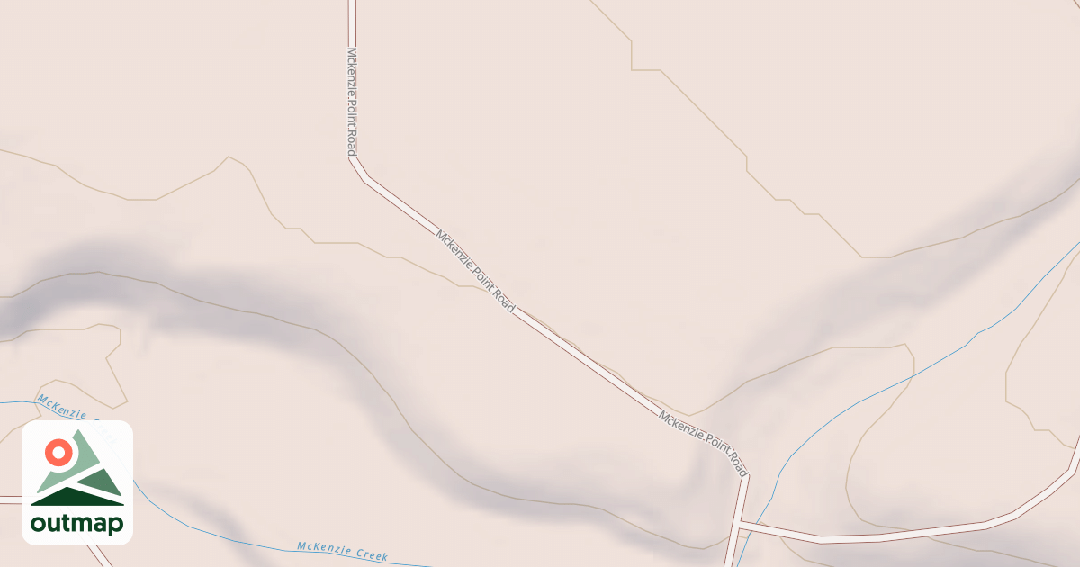 Map of MCKENZIE POINT