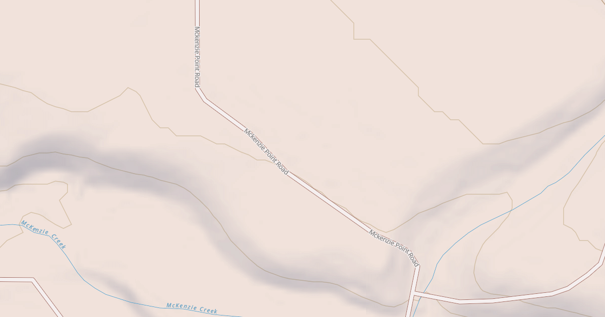 Map preview of MCKENZIE POINT
