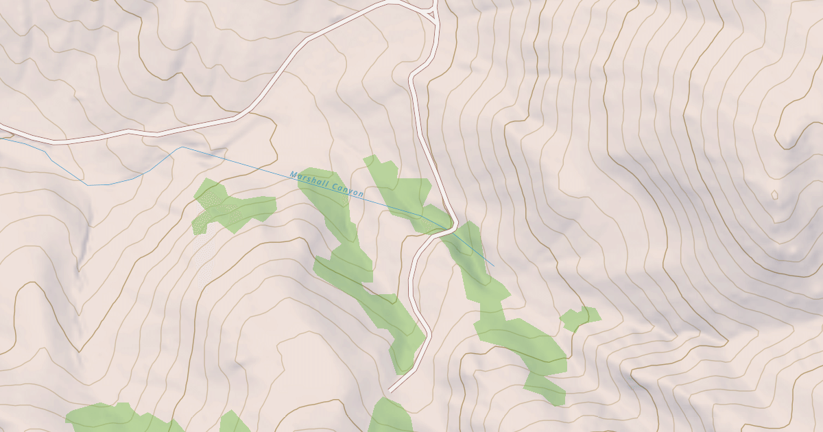 Map preview of MARSHALL CANYON SPUR