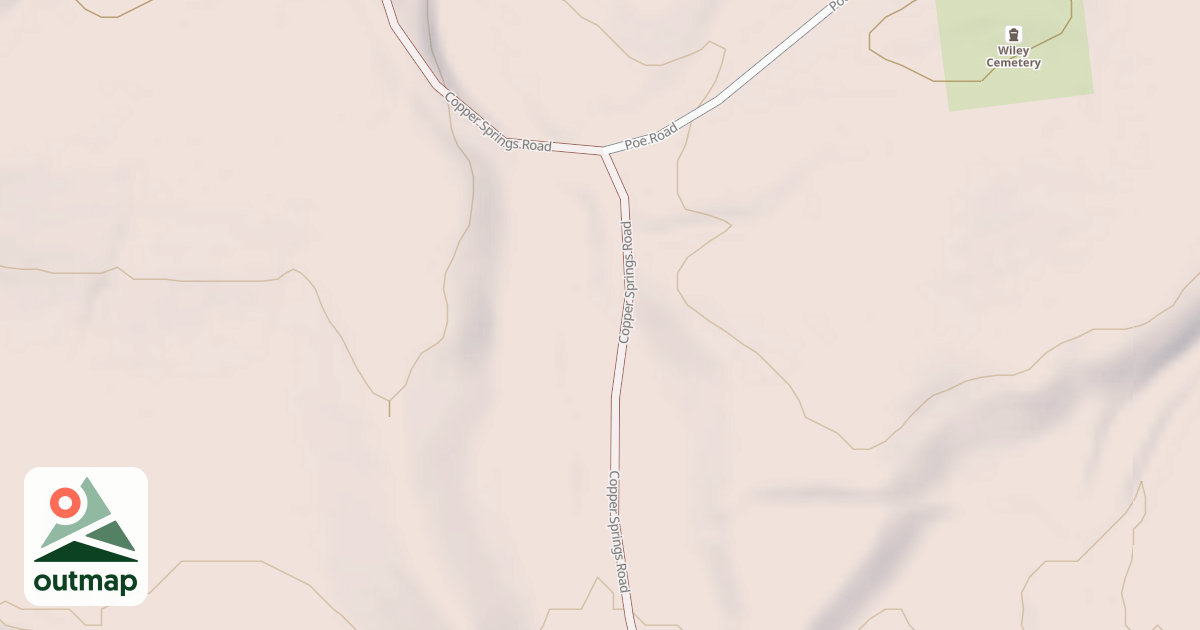 Map of POE CREEK DAM
