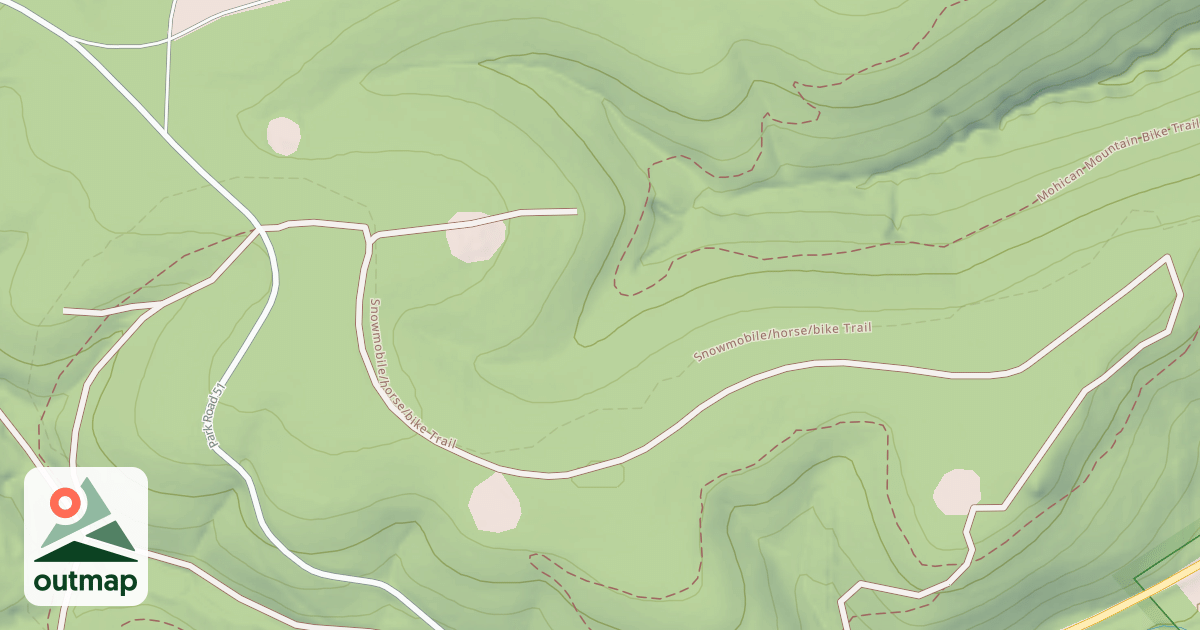 Map of Snowmobile Trail
