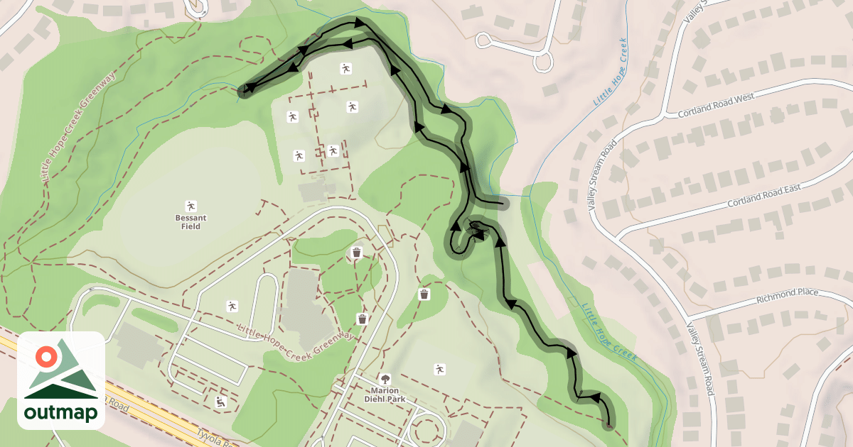 Map of Marion Diehl