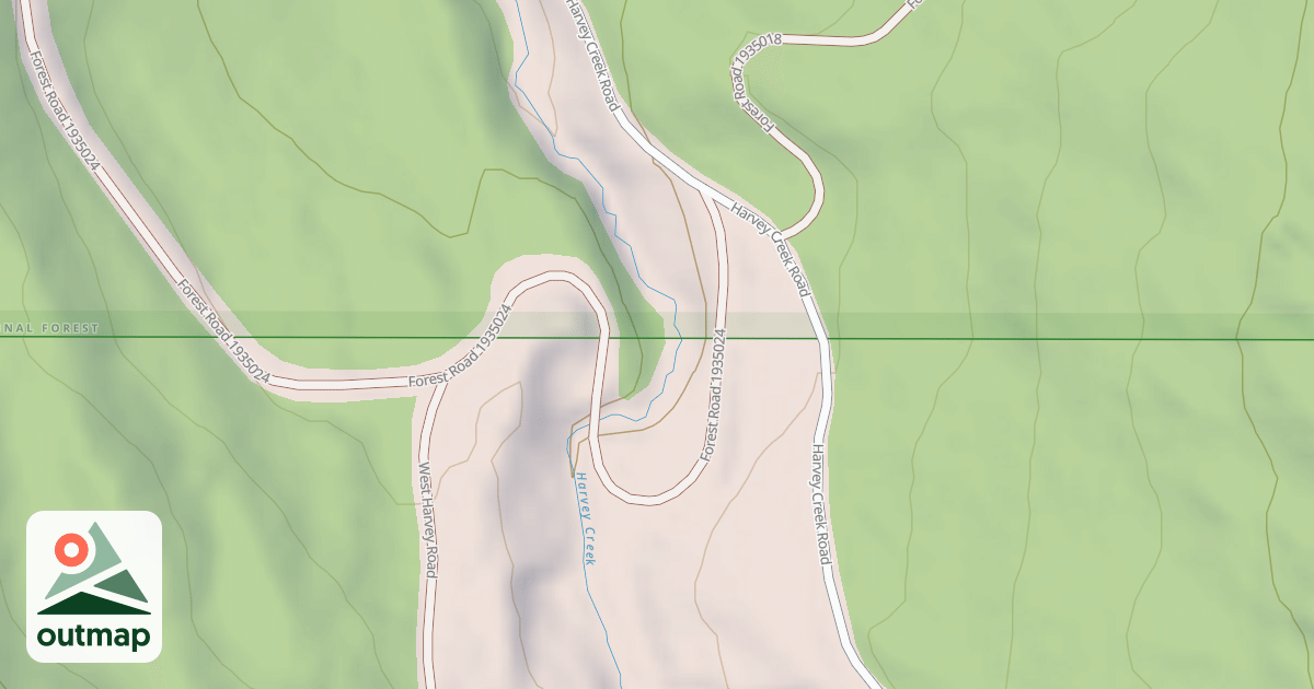 Map of USFS Motor Vehicle Use Map Roads {981F48BC-CE25-4794-94F4-44E8FEEC40D2}
