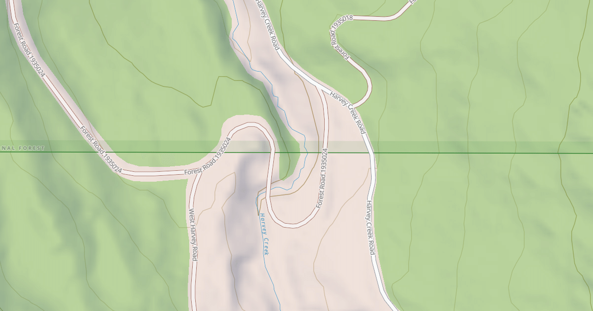 Map preview of USFS Motor Vehicle Use Map Roads {981F48BC-CE25-4794-94F4-44E8FEEC40D2}