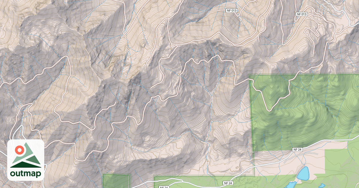 Map of USFS National Forest System Roads {D8531010-6488-4FEB-9B53-748ED8FA1BF9}