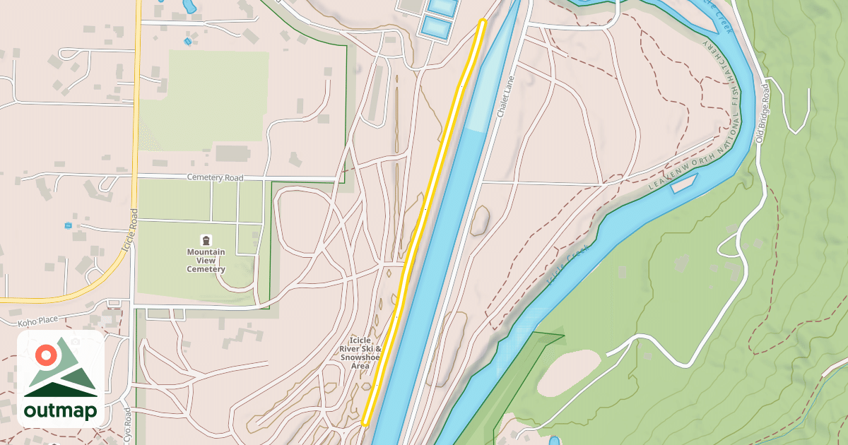 Map of Ned Kuch Loop