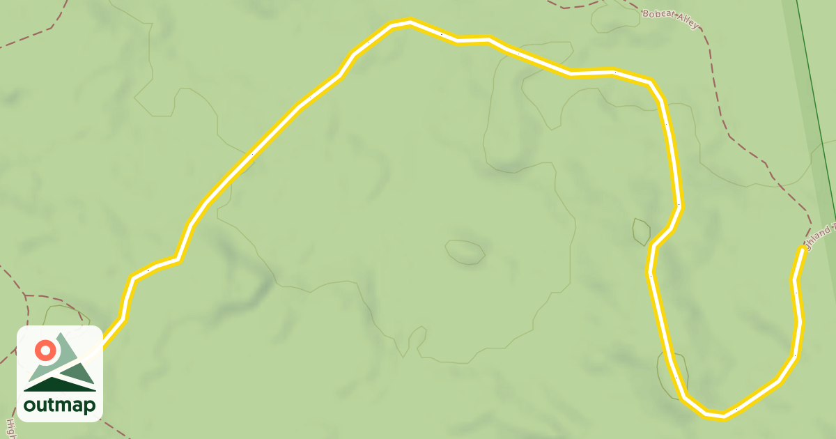 Map of Highland Trail