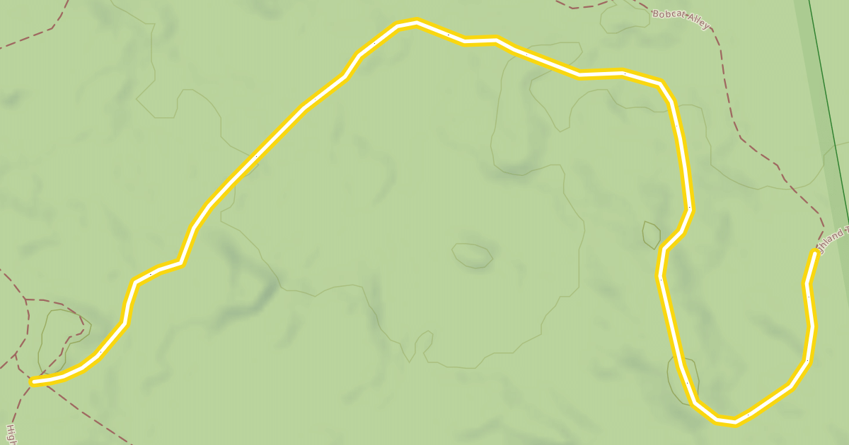 Map preview of Highland Trail