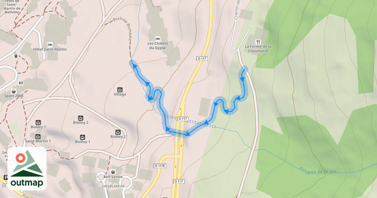 Map of DH3 La Bombée