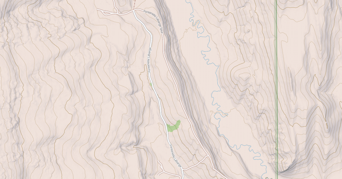 Map preview of FONTENELLE LABARGE SPUR