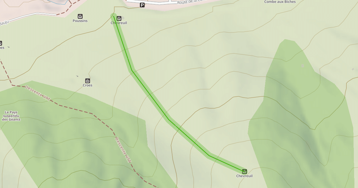 Map preview of Chevreuil