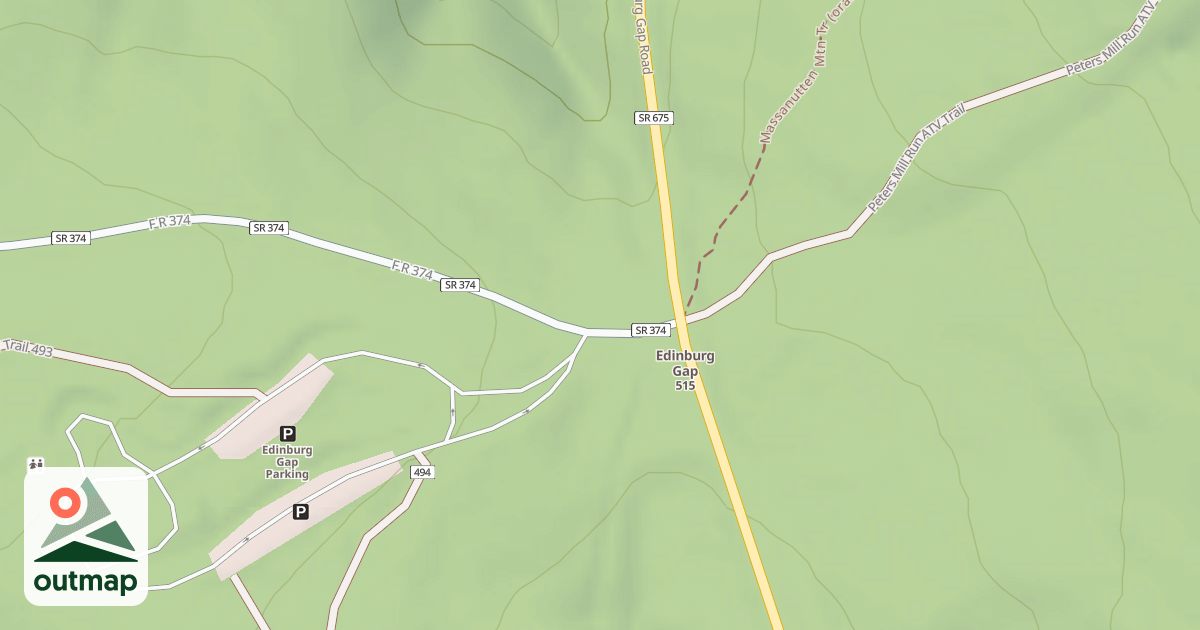Map of EDINBURG GAP