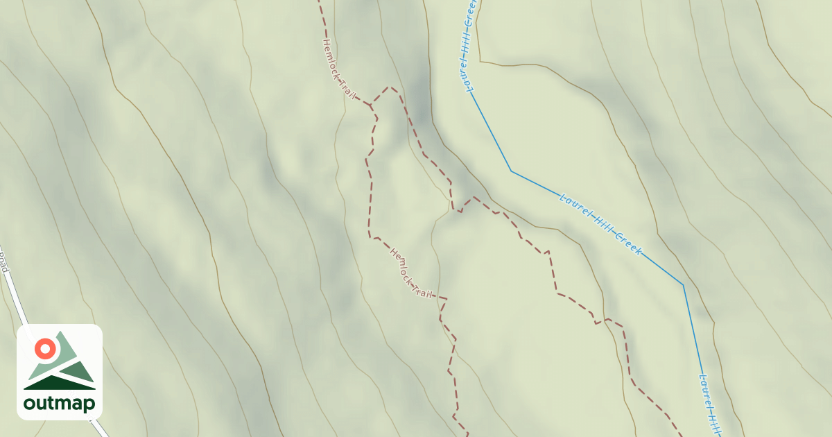 Map of Laurel Hill State Park Trails