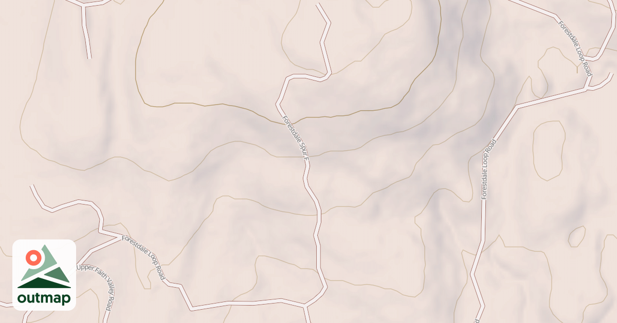 Map of FORESTDALE SPUR F