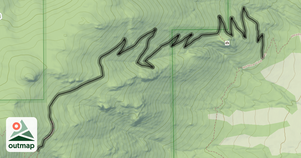 Map of Too Long Trail