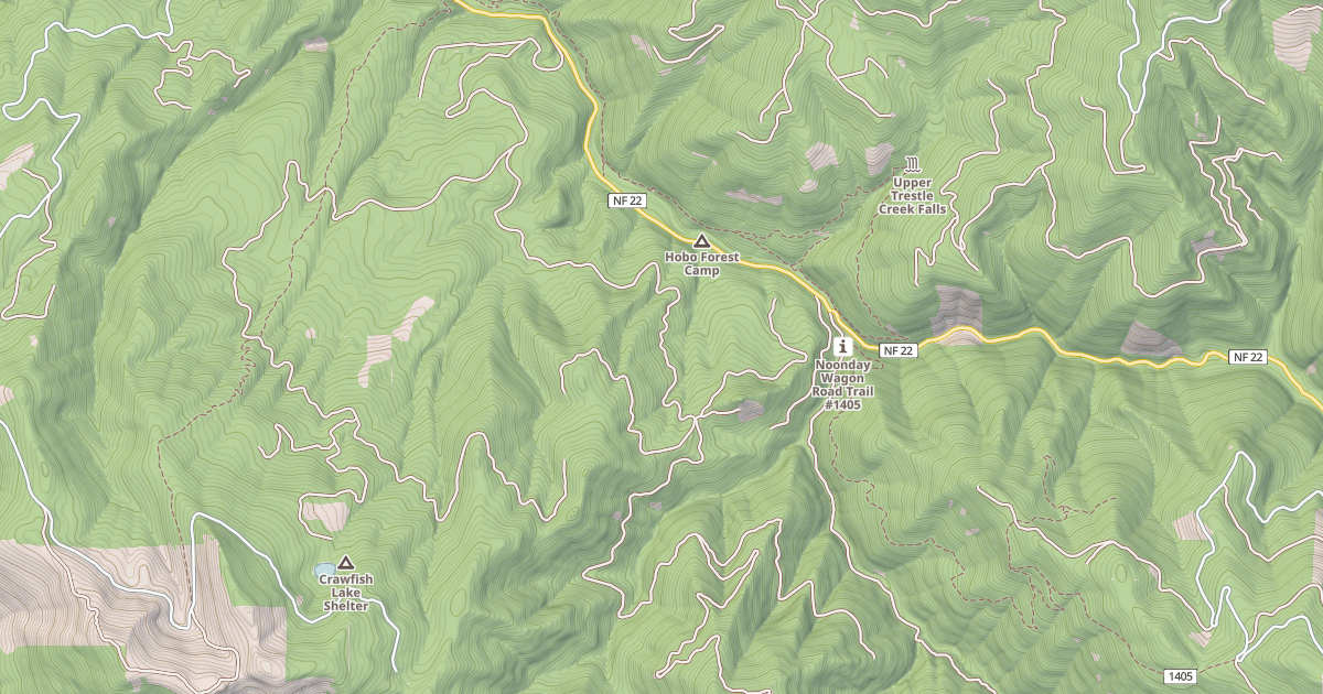 Map preview of CAT CREEK