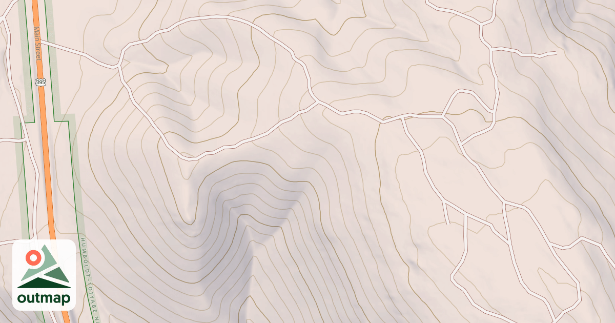 Map of LAKE VABM ROAD