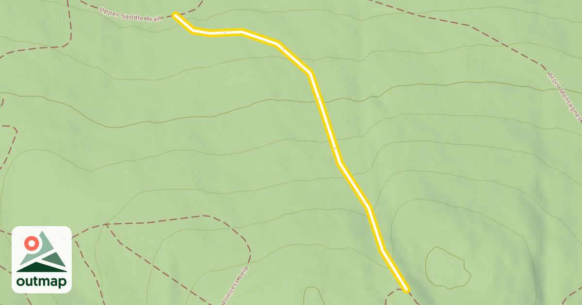 Map of Kasie's Climb