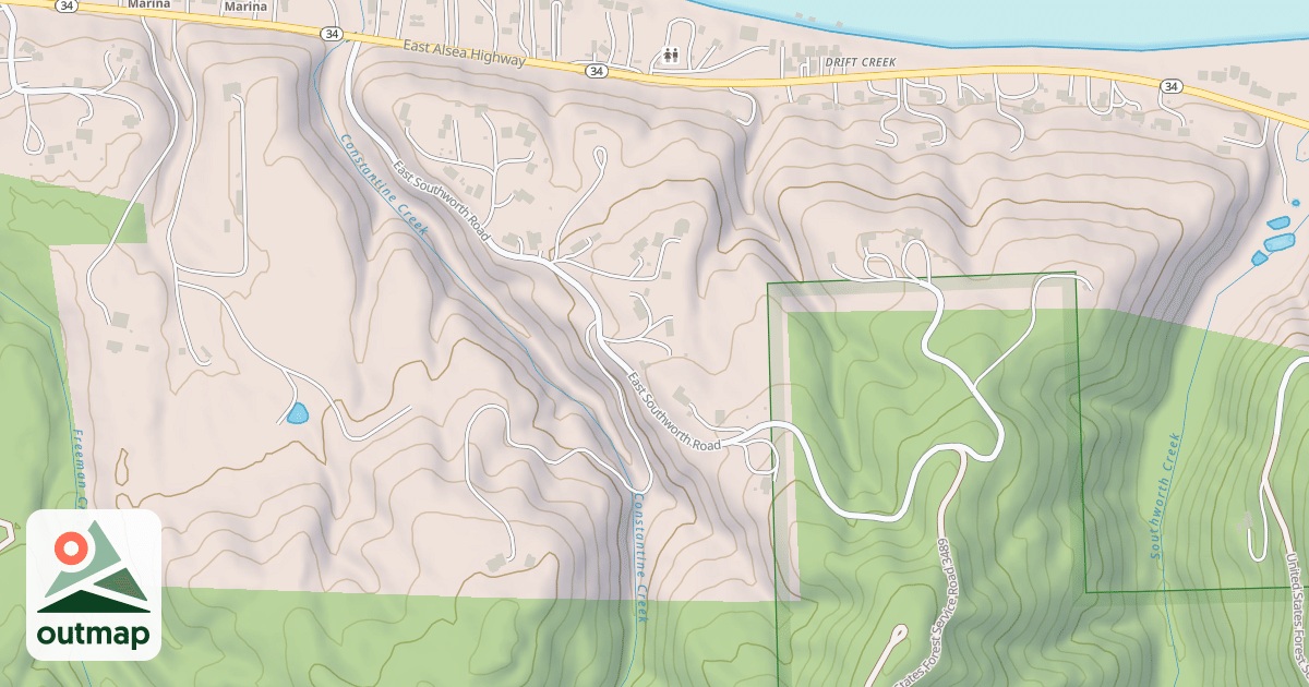 Map of USFS Motor Vehicle Use Map Roads {3F3A762B-6DD2-4D16-9E52-1DCC2C572A8A}