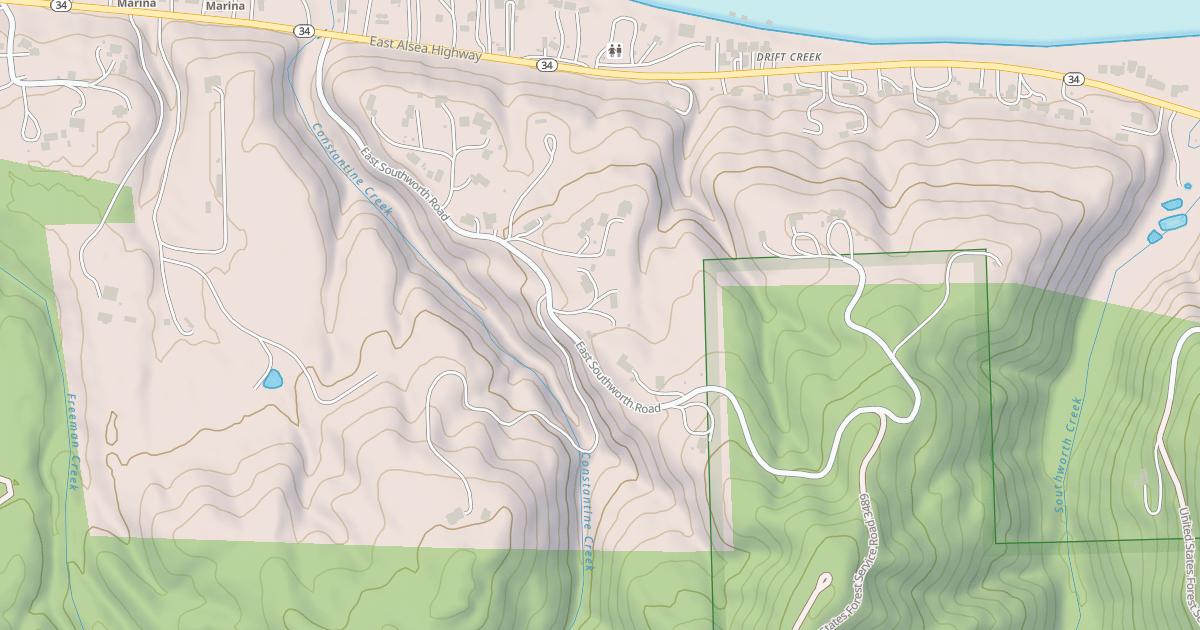Map preview of USFS Motor Vehicle Use Map Roads {3F3A762B-6DD2-4D16-9E52-1DCC2C572A8A}