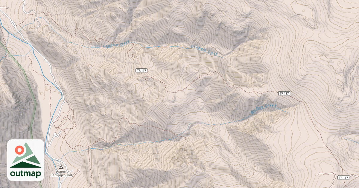 Map of Graham Creek
