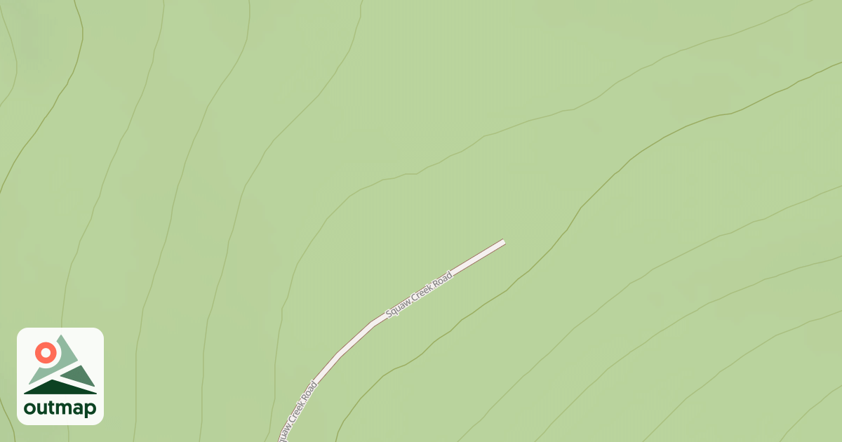 Map of BIG SERVICEBERRY CREEK