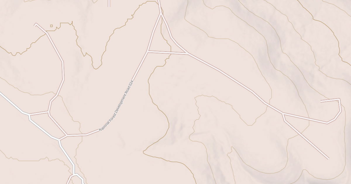 Map preview of USFS Motor Vehicle Use Map Roads {A4672240-4F8A-460A-A7C9-55DF32D2046F}