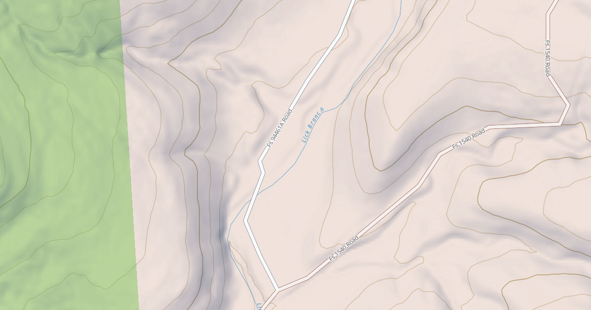 Map preview of USFS Motor Vehicle Use Map Roads {2A21D023-0913-4A1A-AFA2-B08897804AF7}