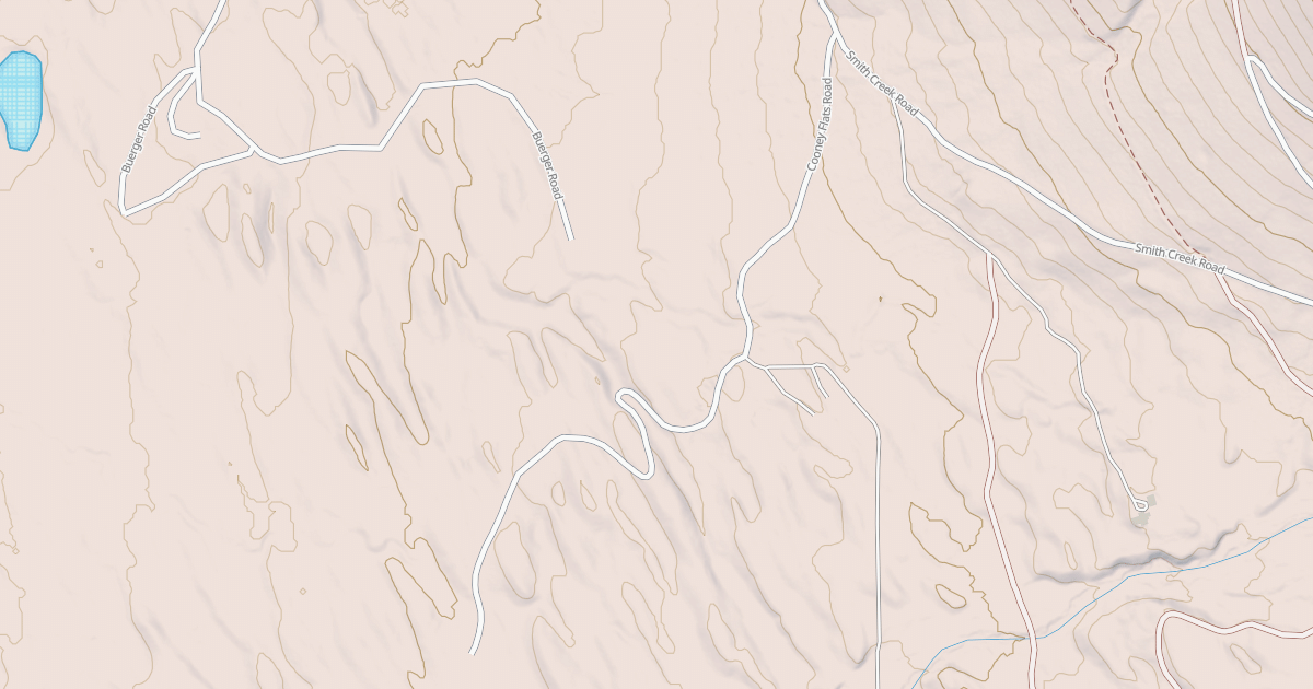 Map preview of COONEY FLATS