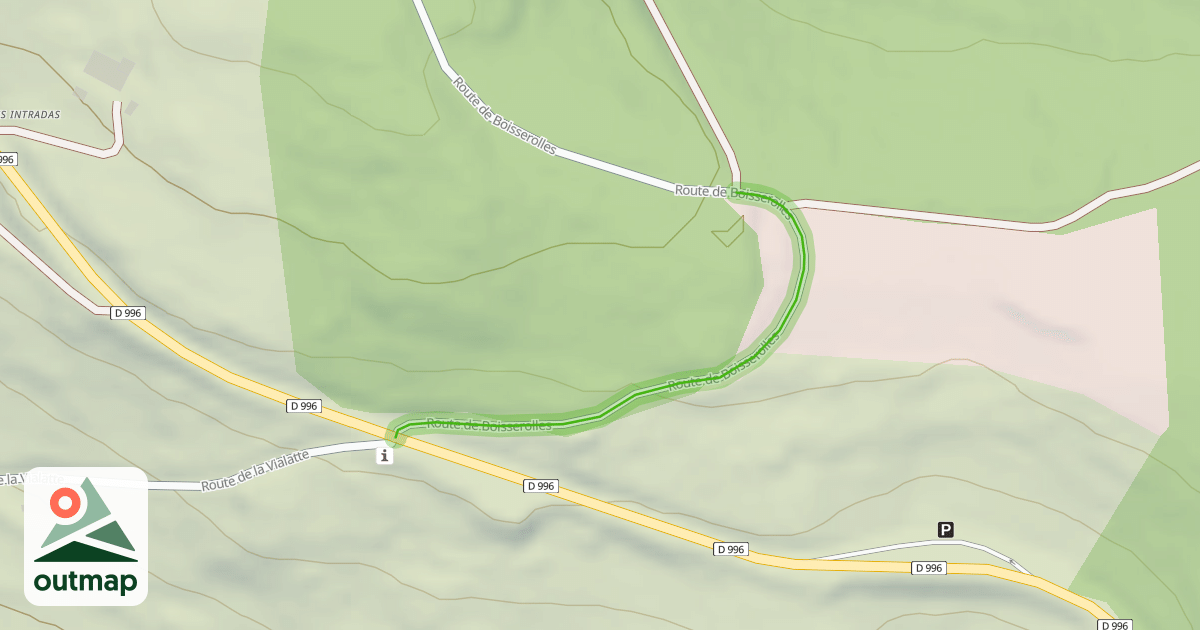 Map of Route de Boisserolles