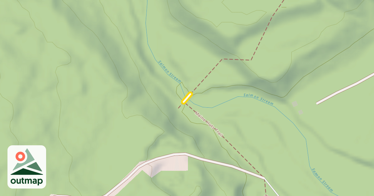Map of Maine Huts Trail