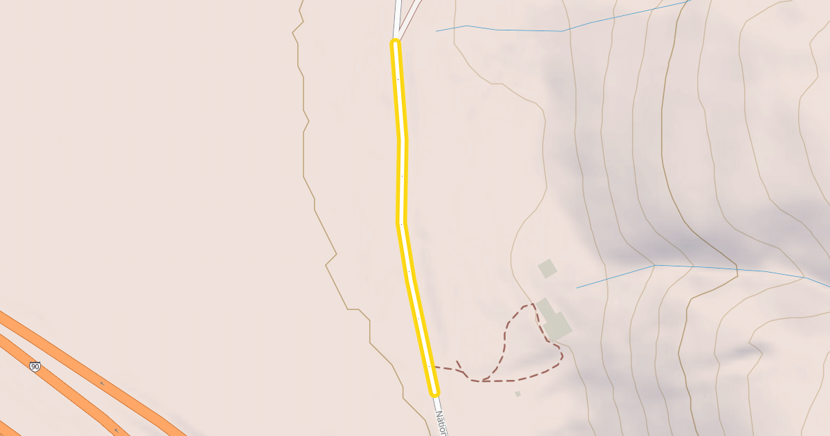Map preview of National Forest Development Road 4826