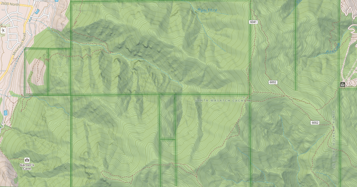 Map preview of Lewis Peak