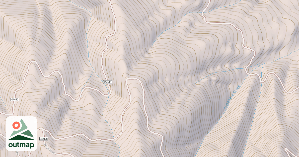 Map of BARKHOUSE SADDLE