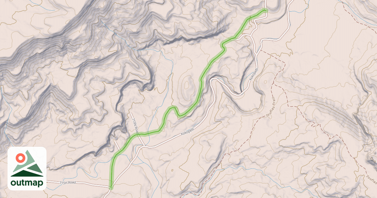 Map of Rabbit Valley 2 Trail